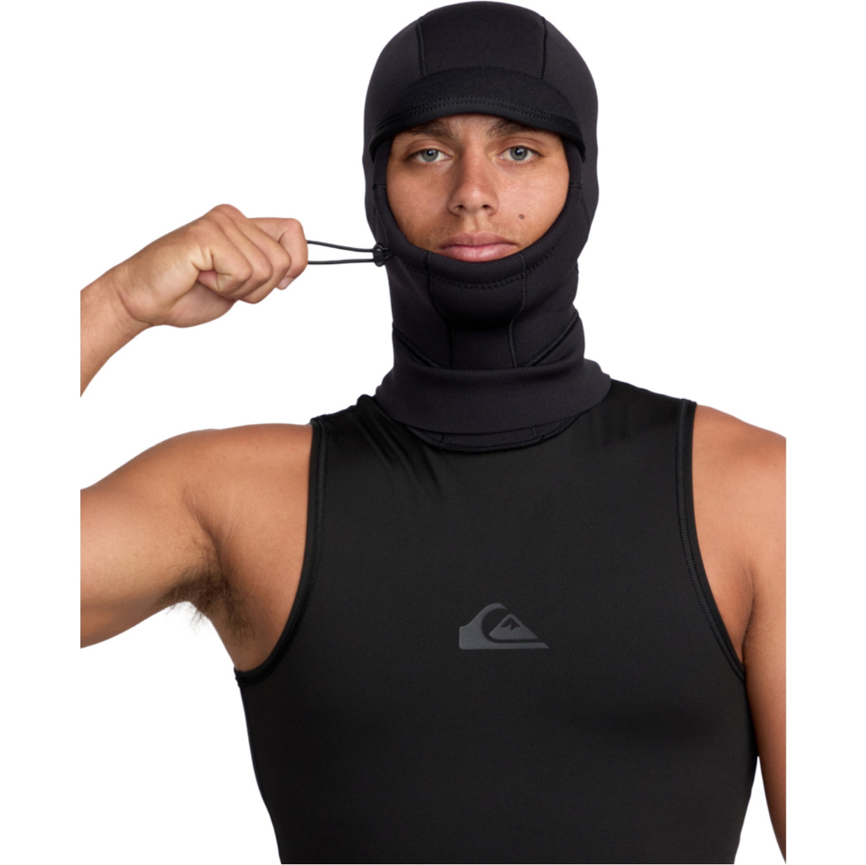 2025 Quiksilver Männer Marathon Sessions 1mm Kapuzenweste 25AW293500 - Black